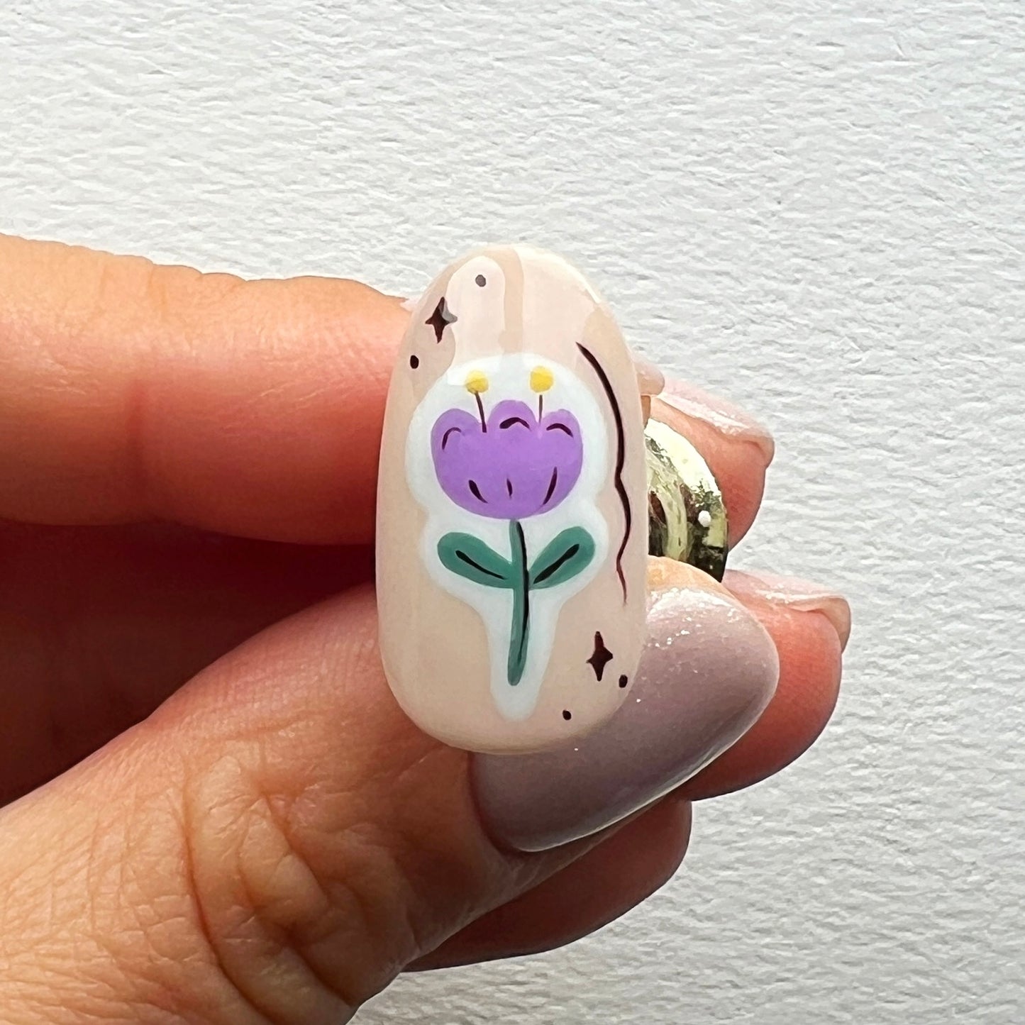 5 Cute Flower Nail Art Video Tutorials - collection 1