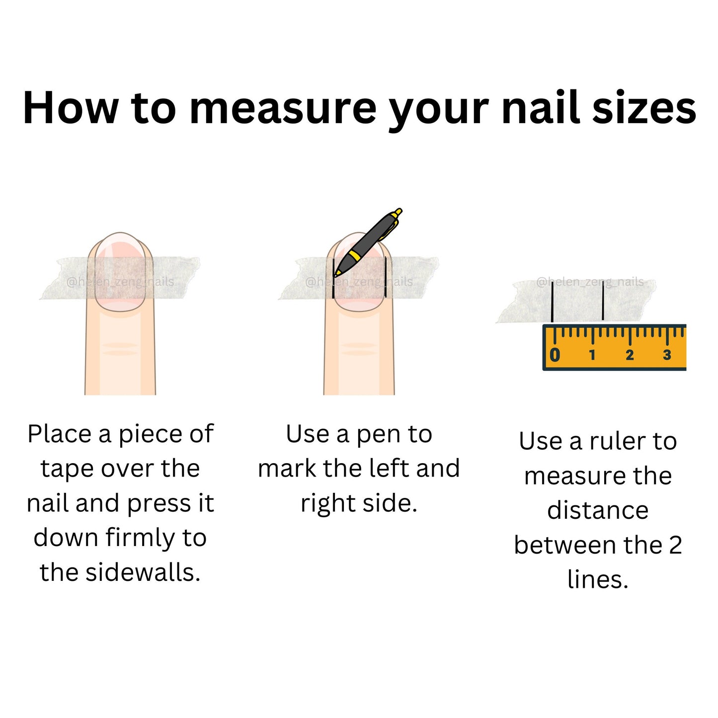 Customised Gel Press On Nails