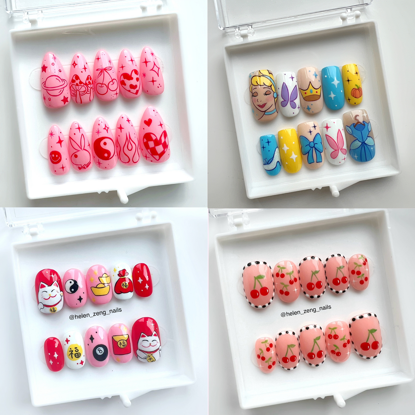 Customised Gel Press On Nails