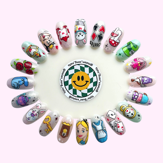 20 Alice In Wonderland Nail Art Video Tutorials