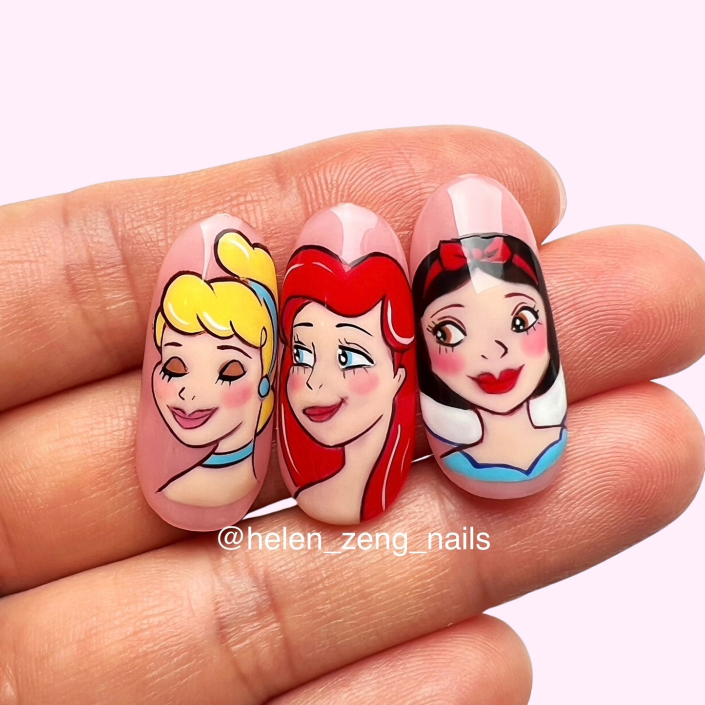 3 Disney Princess Nail Art Tutorials - collection 1
